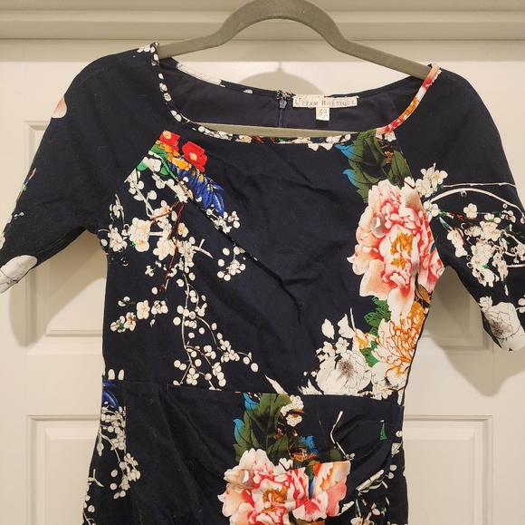 UTTAM Boutique Floral Cocktail Dress size US 2/4 - Picture 6 of 11